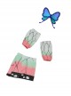 Demon Slayer Kochou Shinobu Halloween Cosplay Costume Butterfly Texture Printing Cloak Set