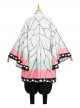Demon Slayer Kochou Shinobu Halloween Cosplay Costume Butterfly Texture Printing Cloak Set