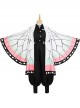 Demon Slayer Kochou Shinobu Halloween Cosplay Costume Butterfly Texture Printing Cloak Set