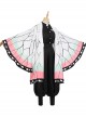 Demon Slayer Kochou Shinobu Halloween Cosplay Costume Butterfly Texture Printing Cloak Set