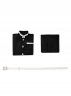 Demon Slayer Corps Kisatsutai Black Team Uniform Unisex Halloween Cosplay Costume Set