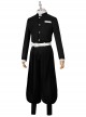 Demon Slayer Corps Kisatsutai Black Team Uniform Unisex Halloween Cosplay Costume Set
