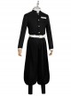 Demon Slayer Corps Kisatsutai Black Team Uniform Unisex Halloween Cosplay Costume Set