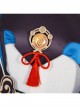 Genshin Impact Gorou Coral Palace Rebel General Halloween Cosplay Blue Costume Full Set