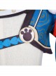 Genshin Impact Gorou Coral Palace Rebel General Halloween Cosplay Blue Costume Full Set