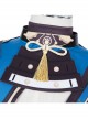 Genshin Impact Gorou Coral Palace Rebel General Halloween Cosplay Blue Costume Full Set