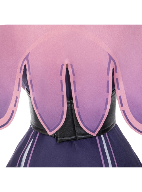 Game Genshin Impact Yun Jin Halloween Cosplay Costume Lolita Purple Dress Set