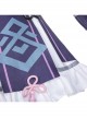 Game Genshin Impact Yun Jin Halloween Cosplay Costume Lolita Purple Dress Set