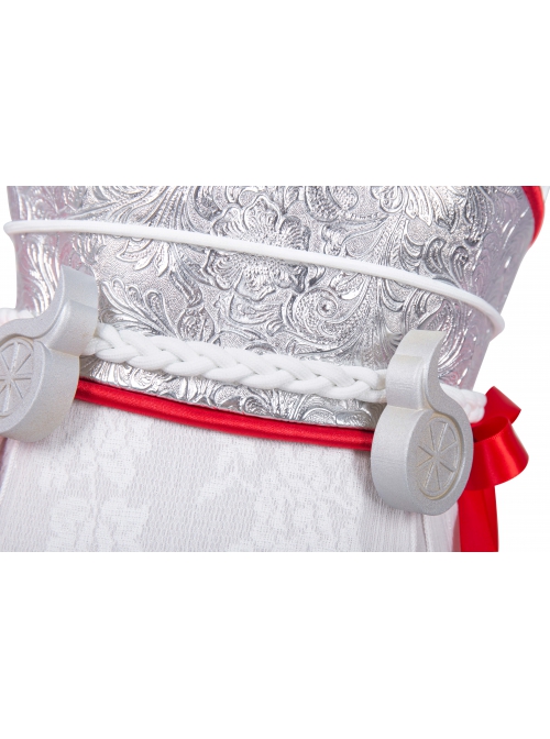 Naraka Bladepoint Tsuchimikado Kurumi Halloween Game Cosplay Costume White Dress Full Set