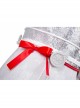 Naraka Bladepoint Tsuchimikado Kurumi Halloween Game Cosplay Costume White Dress Full Set