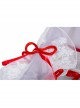 Naraka Bladepoint Tsuchimikado Kurumi Halloween Game Cosplay Costume White Dress Full Set