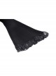Gothic Sexy Lace Hollow Out Shoulder Drawstring At Waist Long Sleeves Top
