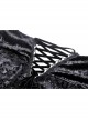 Gothic Lace Embroidered Print Pattern Decoration Embossing Off The Shoulder Blouse
