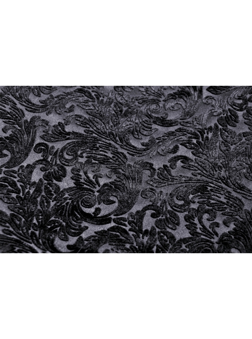 Gothic Lace Embroidered Print Pattern Decoration Embossing Off The Shoulder Blouse