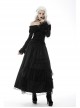 Gothic Lace Embroidered Print Pattern Decoration Embossing Off The Shoulder Blouse