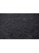 Gothic Lace Embroidered Embossed Print Puff Sleeves Lace Pleated Design Top