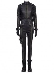Hawkeye Season 1 Second Generation Black Widow Yelena Belova Halloween Cosplay Costume Black Battle Suit Set
