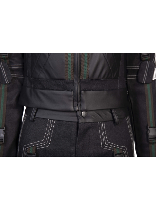 Hawkeye Season 1 Second Generation Black Widow Yelena Belova Halloween Cosplay Costume Black Battle Suit Set