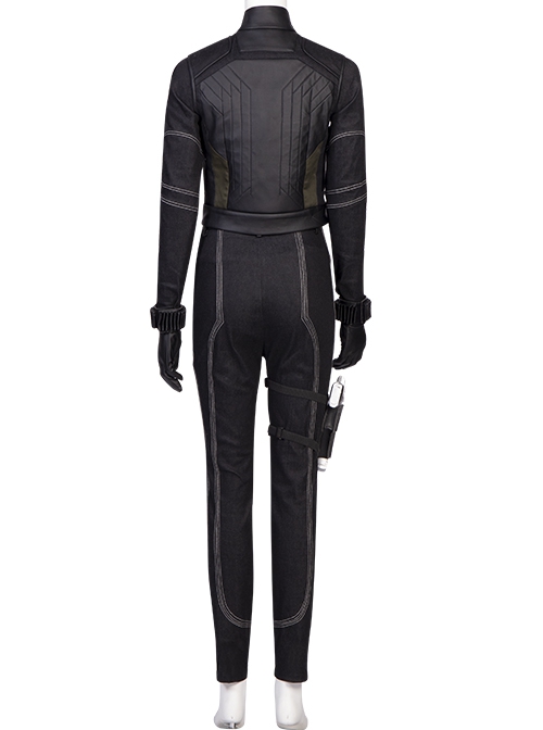 Hawkeye Season 1 Second Generation Black Widow Yelena Belova Halloween Cosplay Costume Black Battle Suit Set