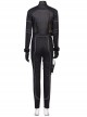 Hawkeye Season 1 Second Generation Black Widow Yelena Belova Halloween Cosplay Costume Black Battle Suit Set