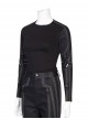 Hawkeye Season 1 Second Generation Black Widow Yelena Belova Halloween Cosplay Costume Black Long Sleeve Top