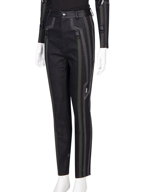 Hawkeye Season 1 Second Generation Black Widow Yelena Belova Halloween Cosplay Costume Black Trousers