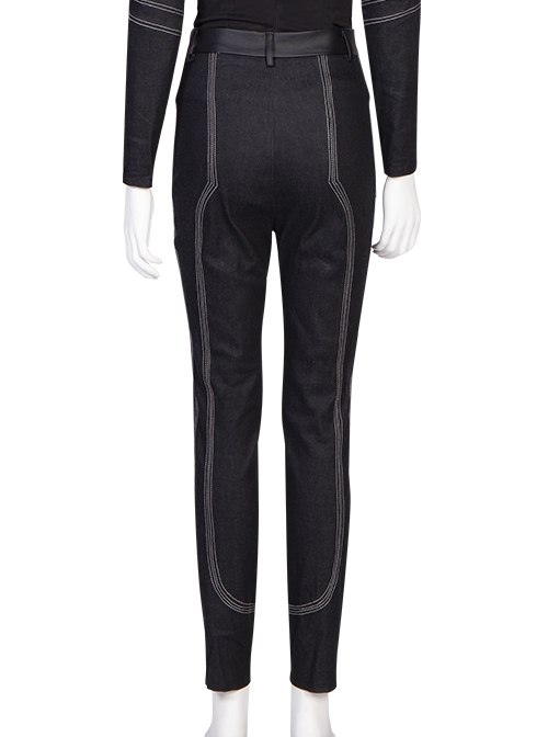 Hawkeye Season 1 Second Generation Black Widow Yelena Belova Halloween Cosplay Costume Black Trousers