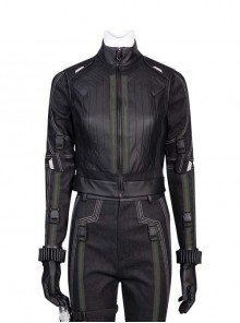 Hawkeye Season 1 Second Generation Black Widow Yelena Belova Halloween Cosplay Costume Black Vest