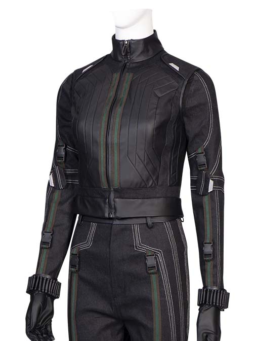 Hawkeye Season 1 Second Generation Black Widow Yelena Belova Halloween Cosplay Costume Black Vest