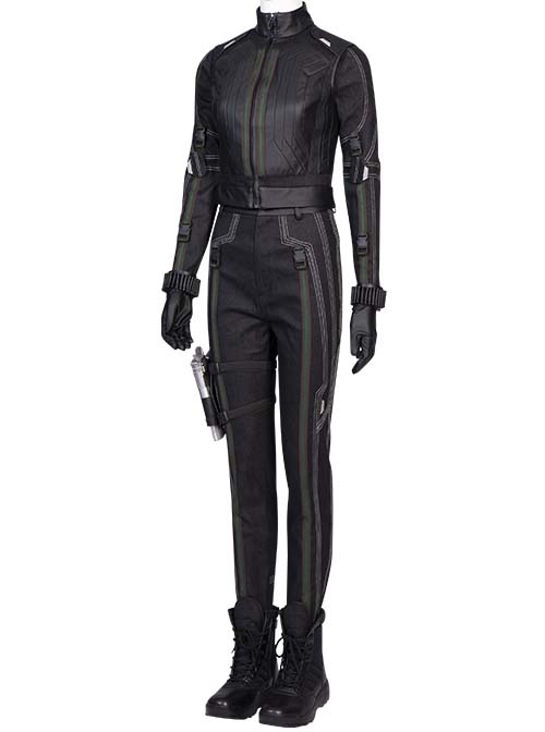 Hawkeye Season 1 Second Generation Black Widow Yelena Belova Halloween Cosplay Costume Black Vest