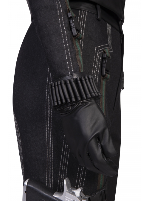 Hawkeye Season 1 Second Generation Black Widow Yelena Belova Halloween Cosplay Accessories Black Wrist Guards And Gloves