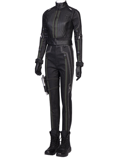 Hawkeye Season 1 Second Generation Black Widow Yelena Belova Halloween Cosplay Accessories Black Wrist Guards And Gloves