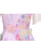 Anime Movie Encanto Isabela Halloween Cosplay Costume Long Purple Princess Dress