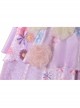 Anime Movie Encanto Isabela Halloween Cosplay Costume Long Purple Princess Dress