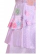 Anime Movie Encanto Isabela Halloween Cosplay Costume Long Purple Princess Dress