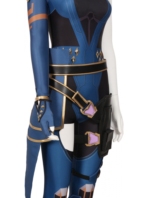 Valorant Duelist Reyna Halloween Game Cosplay Costume Set