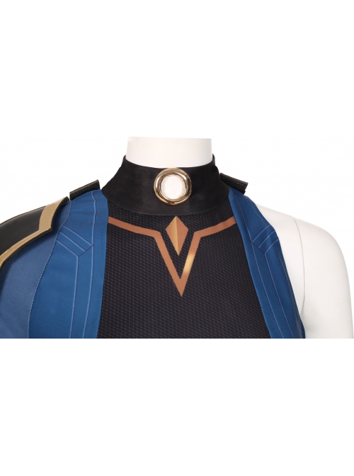 Valorant Duelist Reyna Halloween Game Cosplay Costume Set