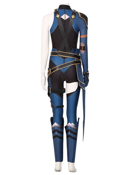 Valorant Duelist Reyna Halloween Game Cosplay Costume Set