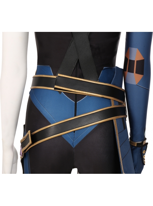 Valorant Duelist Reyna Halloween Game Cosplay Costume Set