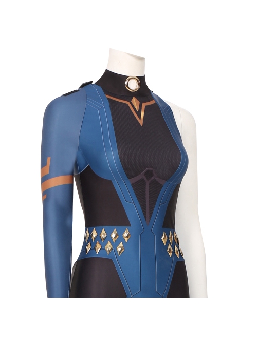 Game Valorant Duelist Reyna Halloween Cosplay Costume Bodysuit