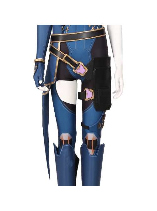 Game Valorant Duelist Reyna Halloween Cosplay Accessories Right Hip Guard Components