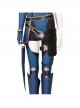 Game Valorant Duelist Reyna Halloween Cosplay Accessories Right Hip Guard Components