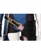 Game Valorant Duelist Reyna Halloween Cosplay Accessories Black Thigh Guard And Blue Calf Guards
