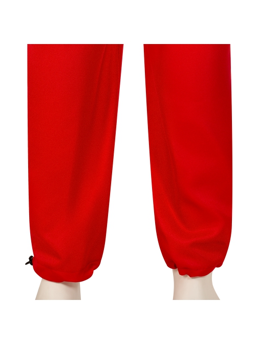 La Casa De Papel Season 5 Same Red Uniform Suit Halloween Cosplay Costume Set