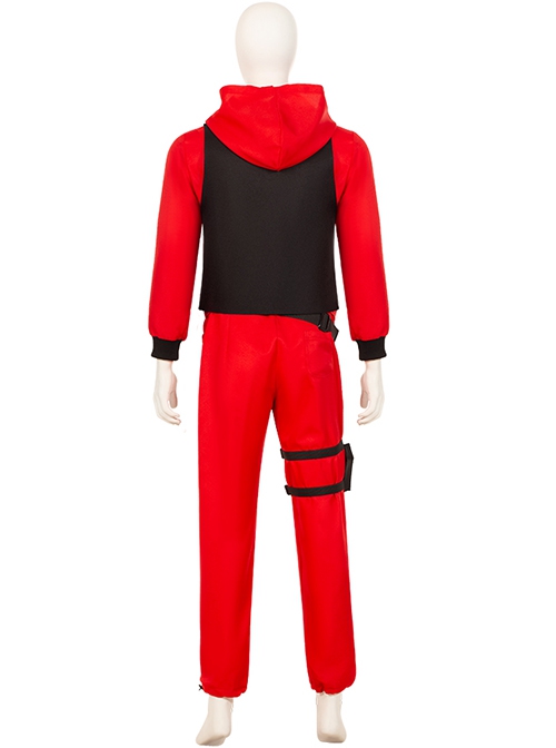 La Casa De Papel Season 5 Same Red Uniform Suit Halloween Cosplay Costume Set