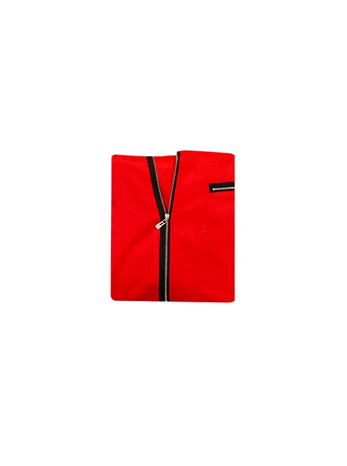 La Casa De Papel Season 5 Same Red Uniform Suit Halloween Cosplay Costume Red Bodysuit