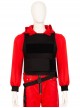 La Casa De Papel Season 5 Same Red Uniform Suit Halloween Cosplay Costume Black Vest