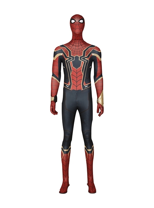 Movie Spider-Man No Way Home Peter Parker Halloween Cosplay Costume Battle Suit Full Set