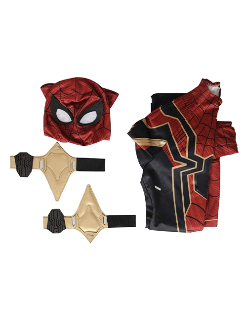 Movie Spider-Man No Way Home Peter Parker Halloween Cosplay Costume Battle Suit Full Set