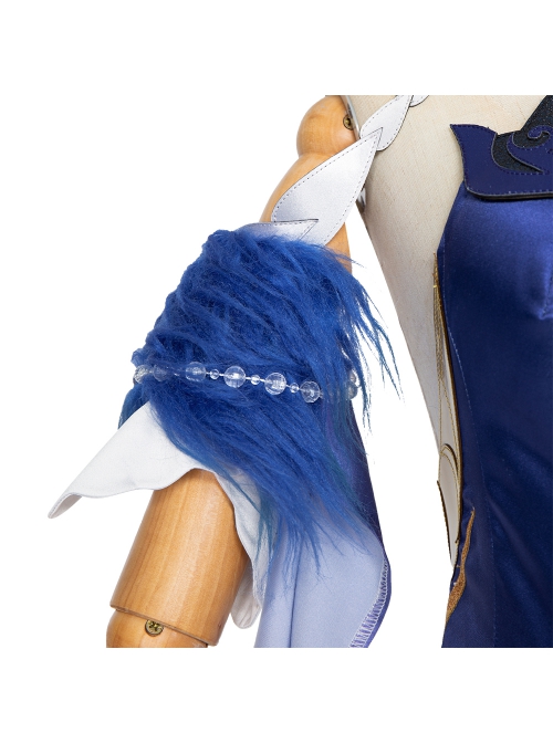 Game Genshin Impact Ningguang Character Outfit Orchid's Evening Gown Halloween Cosplay Costume Full Set